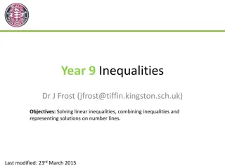 Mastering Linear Inequalities: Techniques and Visual Representations