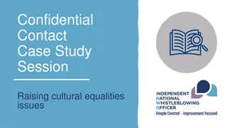 Addressing Cultural Inequalities: Whistleblowing Concerns in the Workplace