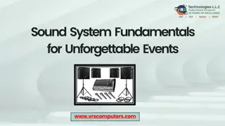 Sound System Fundamentals for Unforgettable Events