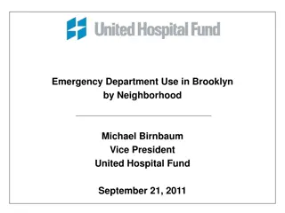 Emergency Department Use in Brooklyn: Study Parameters and Neighborhood Analysis