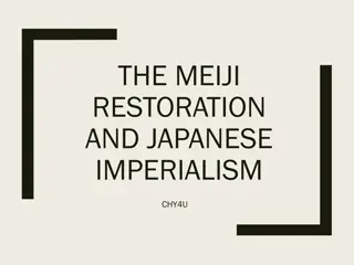 The Meiji Restoration and Japanese Imperialism in Chy4u