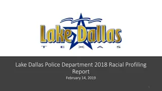 Texas Criminal Procedure on Racial Profiling | Law Enforcement Policy