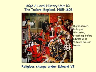 Exploring Religious Change Under Edward VI: Tudor History Insights