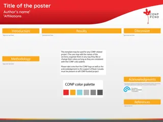 Authors Affiliations in an Informative Poster
