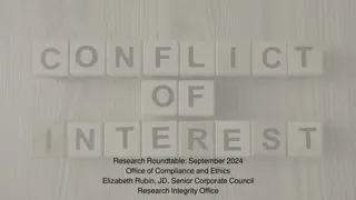 Understanding Faculty Consulting and Financial Conflicts in Research Settings