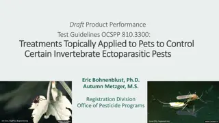Guidelines for Testing Pet Parasite Treatments: OCSPP 810.3300