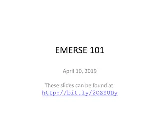 Effective Usage Guide for EMERSE Search Engine
