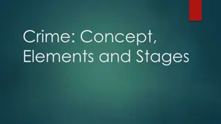 Understanding Crime: Concept, Elements, and Stages