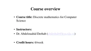 Discrete Mathematics for Computer Science: Overview and Course Details