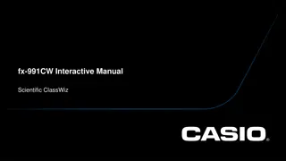 Explore Advanced Features of fx-991CW Scientific ClassWiz Calculator