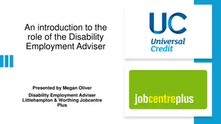 Introduction to Disability Employment Adviser Role