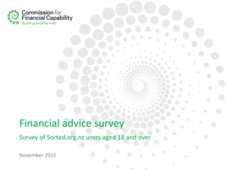 Insights from Financial Advice Survey among Sorted.org.nz Users