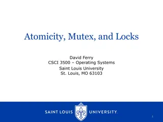 Understanding Atomicity, Mutex, and Locks in Operating Systems