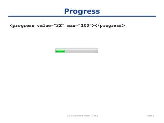 Web Development Lecture Notes on HTML5 and Canvas Basics