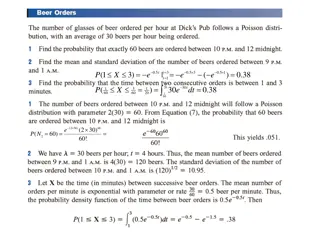 Erlang Distribution Parameters and Carwash Example