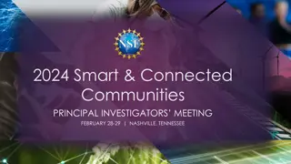 Smart & Connected Communities Principal Investigators Meeting in Nashville
