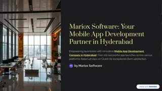 Mobile App Development Experts in Hyderabad for Scalable Digital Solutions