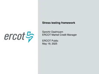 ERCOT Market Credit Risk Management Framework - Stress Testing and Proactive Approach