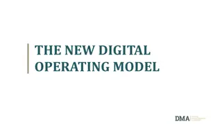 Digital Operating Model and Scaling Strategies
