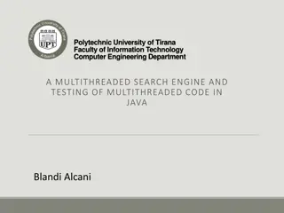 Multithreaded Search Engine Project at Polytechnic University of Tirana