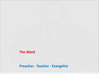Commander, Exhorter, Preacher: Roles and Responsibilities in Ministry
