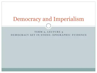 Understanding Athenian Democracy Through Epigraphic Evidence