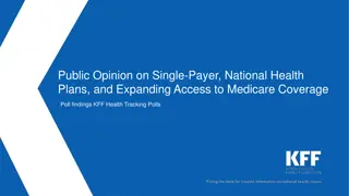 Public Opinion on Single-Payer and National Health Plans: Key Findings