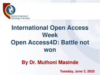 Empowering African Research Through Open Access Initiatives
