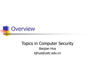 Computer Security Course Overview and Content Details