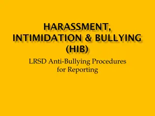 LRSD Anti-Bullying Procedures for Reporting