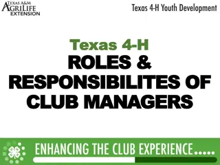 Club Managers: Roles, Responsibilities, and Qualifications in Club Management