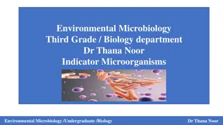 Indicator Microorganisms in Environmental Microbiology: Characteristics and Types