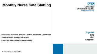 Monthly Nurse Safe Staffing Trends and Analysis Report