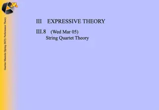 Exploring String Quartet Theory and Development in European Music