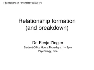 Understanding Relationship Formation in Psychology