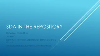 Understanding SDA - Survey Documentation and Analysis