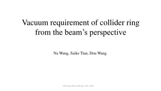 Understanding Vacuum Requirements for Collider Rings