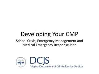 Developing Your CMP School Crisis Emergency Management Plan