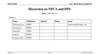IEEE 802.11-25/0557r0 Discussion on NP-Channel Access Mechanism