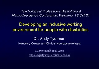 Developing Inclusive Work Environments for People with Disabilities - Conference Insights