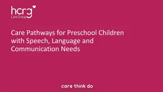 Support Pathways for Preschool Children with Language Needs