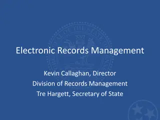 Essential Electronic Records Management Guidelines