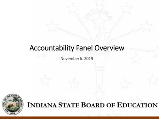 High School Accountability Recommendations and Dashboard Development