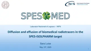 Exploring Biomedical Radiotracer Diffusion in Target Chamber