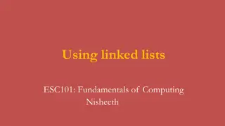Linked Lists Fundamentals: Basics, Typedef, Deletion, and Applications