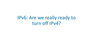 IPv6 Transition Phase Overview