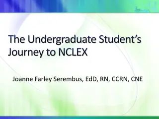 The Undergraduate Student's Journey to NCLEX: Navigating Challenges in Nursing Education