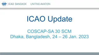 ICAO Update on COSCAP-SA Regional Activities in Bangladesh