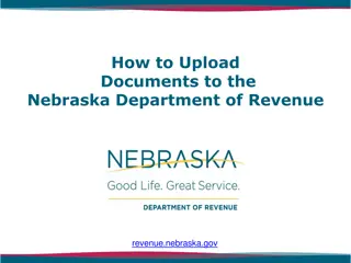 Secure Electronic Document Upload Guide for Nebraska Department of Revenue