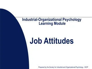 Understanding Job Attitudes in Industrial-Organizational Psychology